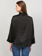 Women Formal Black Shirt