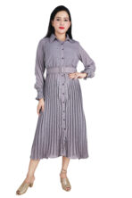 Polka Dot Dress Gray