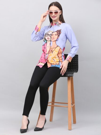 women printed shirt