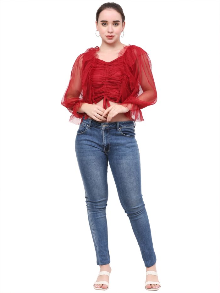 Net Womens Tops Red