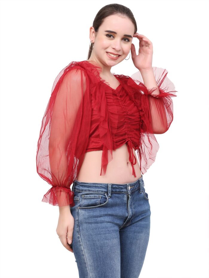 Net Womens Tops Red