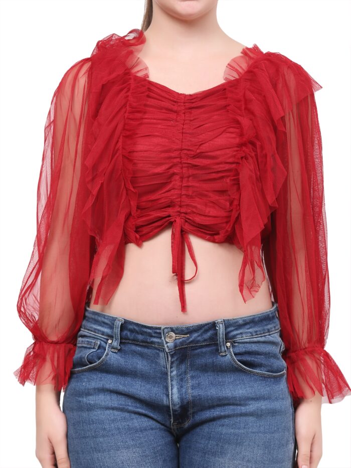 Net Womens Tops Red