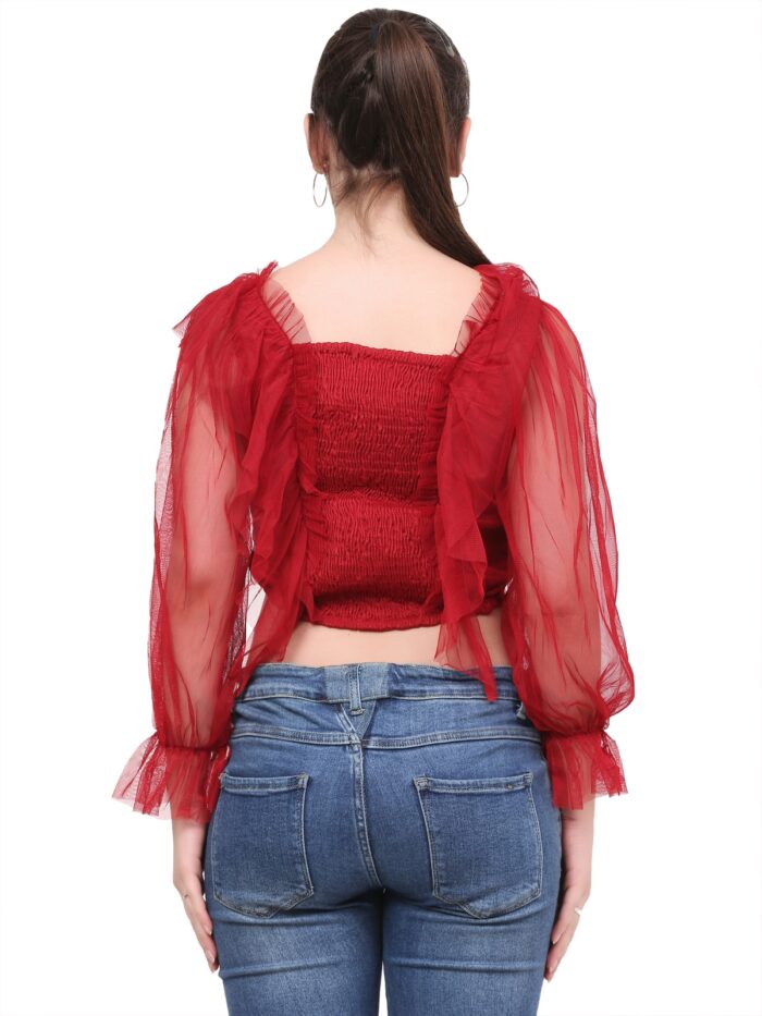 Net Womens Tops Red