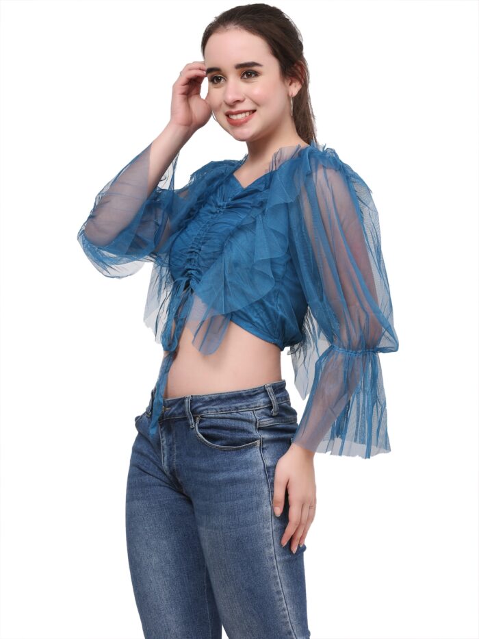 Net Womens Tops Blue