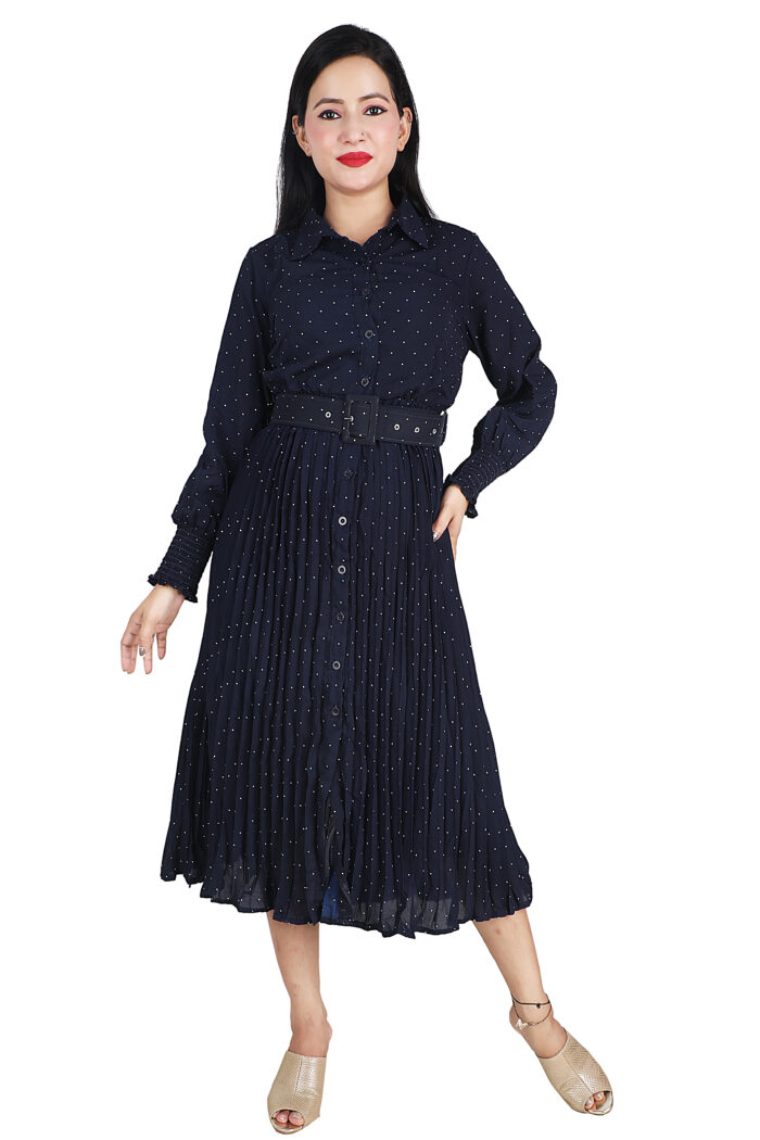 Polka Dot blue Dress