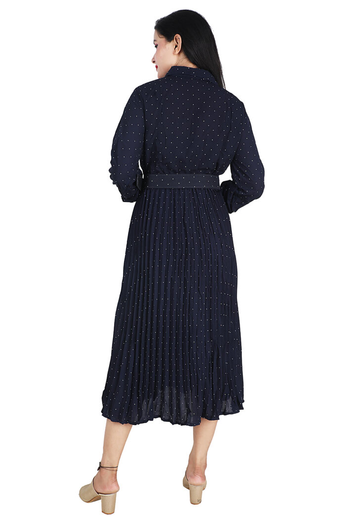 Polka Dot blue Dress