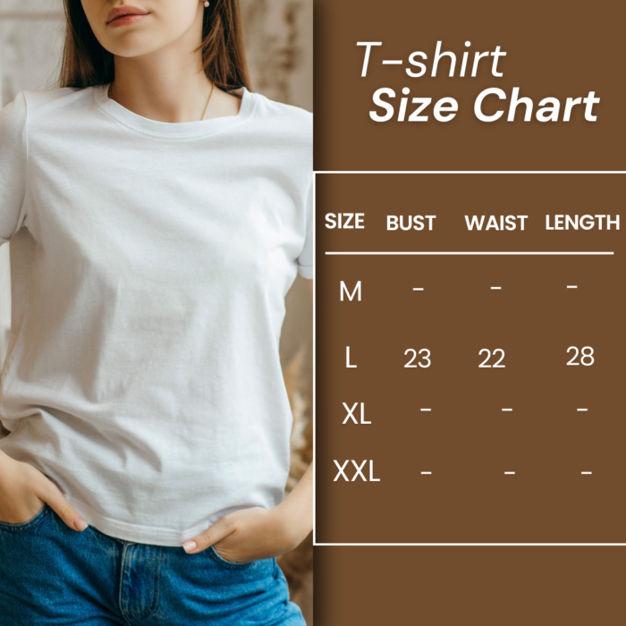 Printed Women Round Neck White T-Shirt