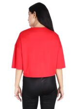 Women Crop T shirt Red