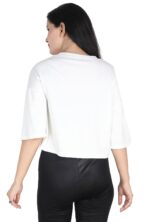 Women Crop T shirt White