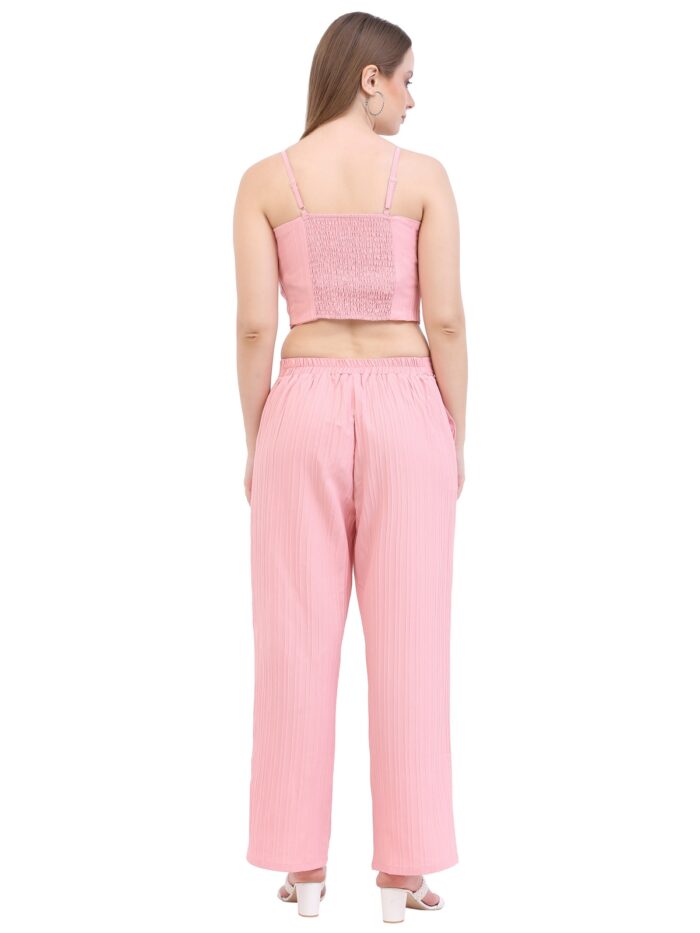 Women Peach Co-ords Set || 3 Piece Set
