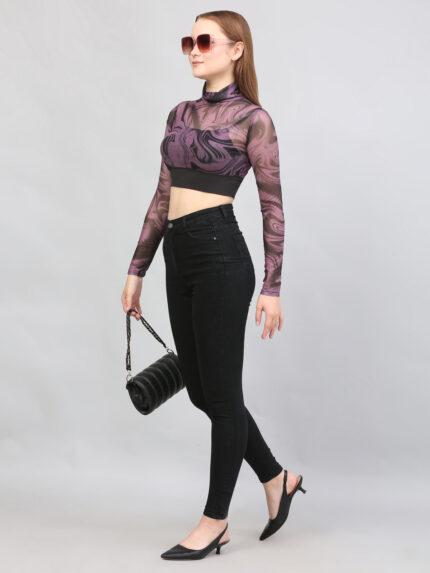 Tie And Dye Multicolor Top For Women