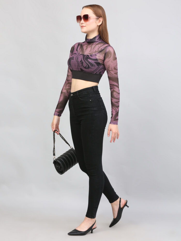 Tie And Dye Multicolor Top For Women