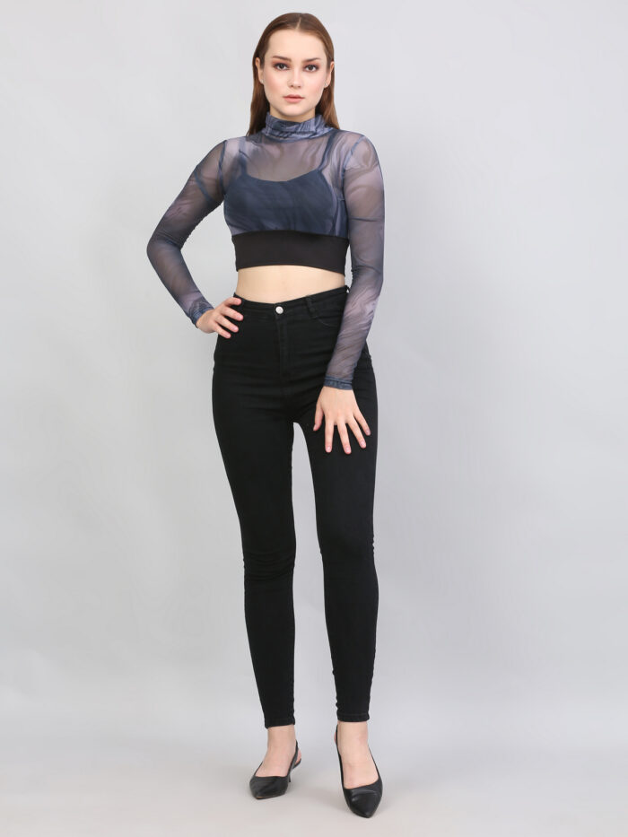 Tie And Dye Multicolor Top For Women