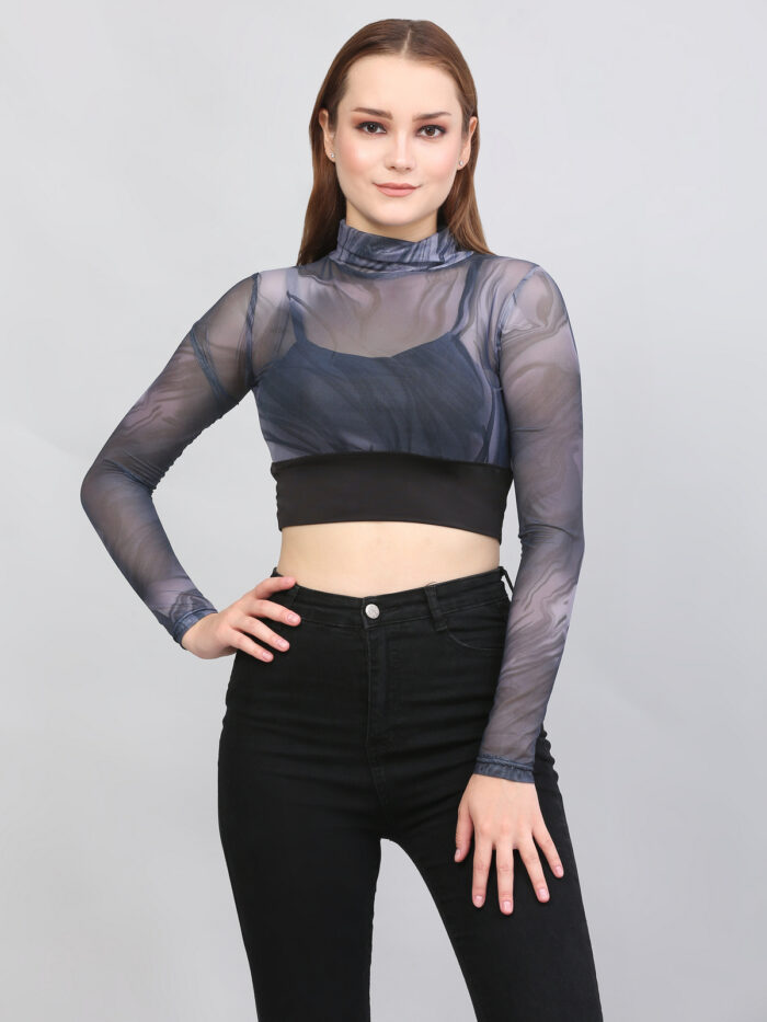 Tie And Dye Multicolor Top For Women
