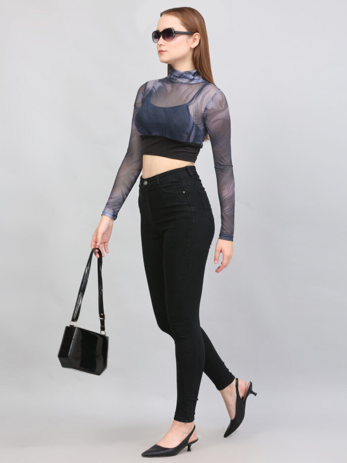 Tie And Dye Multicolor Top For Women