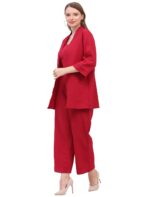 Women Pink Co-ords Set || 3 Piece Set