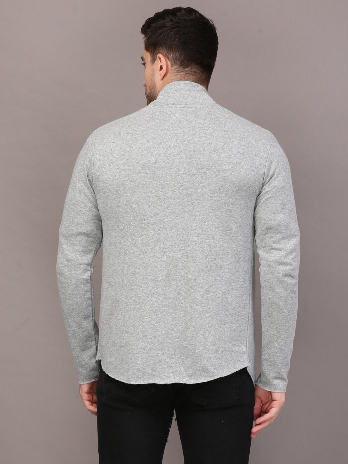 Men Grey Open Casual Shrug