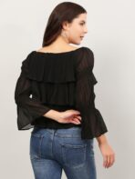 Layered Ruffle Tops For Women