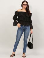 Layered Ruffle Tops For Women