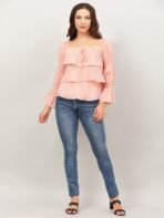 Layered Ruffle Tops For Women