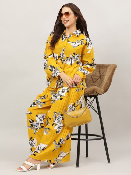 Women Printed Co Ord Set