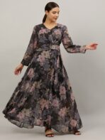 Women Gown Multicolor Dress