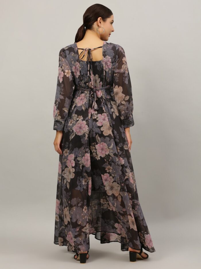 Women Gown Multicolor Dress