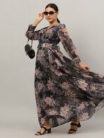 Women Gown Multicolor Dress