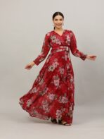 Women Gown Multicolor Dress
