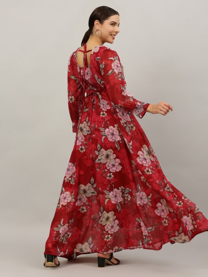 Women Gown Multicolor Dress
