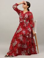 Women Gown Multicolor Dress