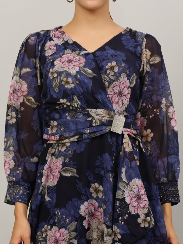 Women Gown Multicolor Dress