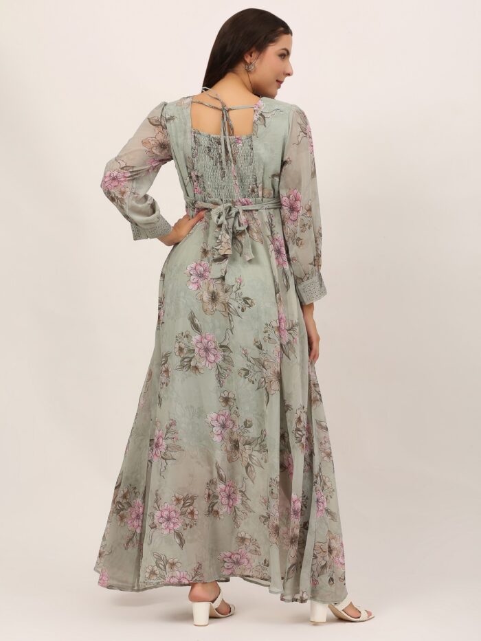 Women Gown Multicolor Dress