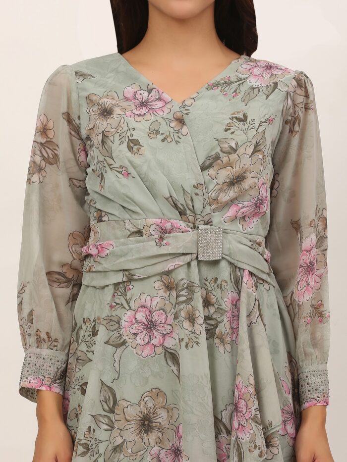 Women Gown Multicolor Dress