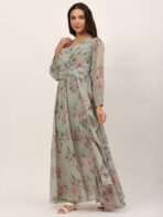 Women Gown Multicolor Dress