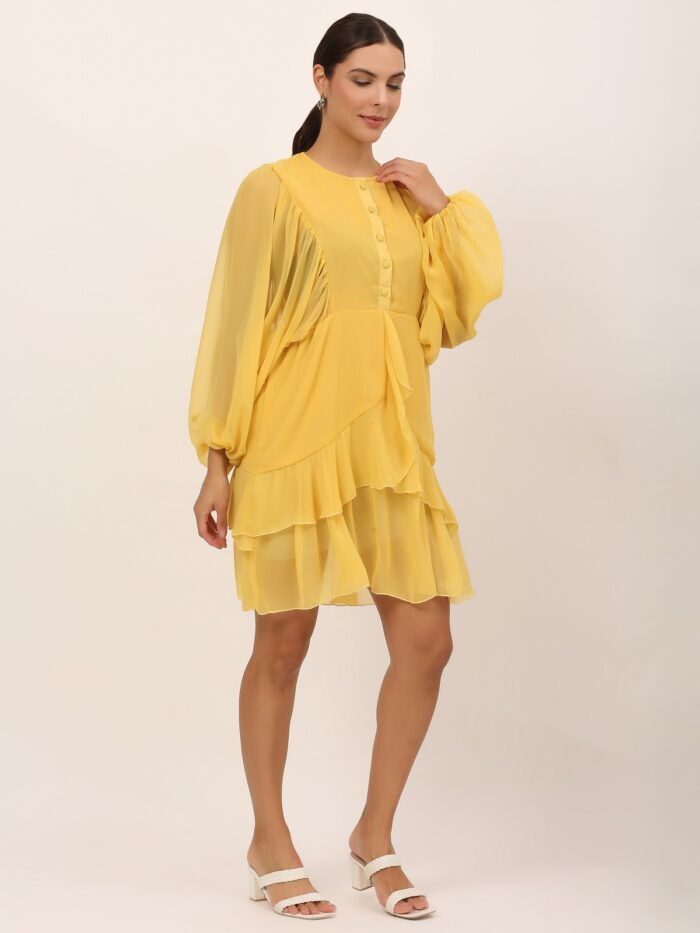Women Ruffled Dress