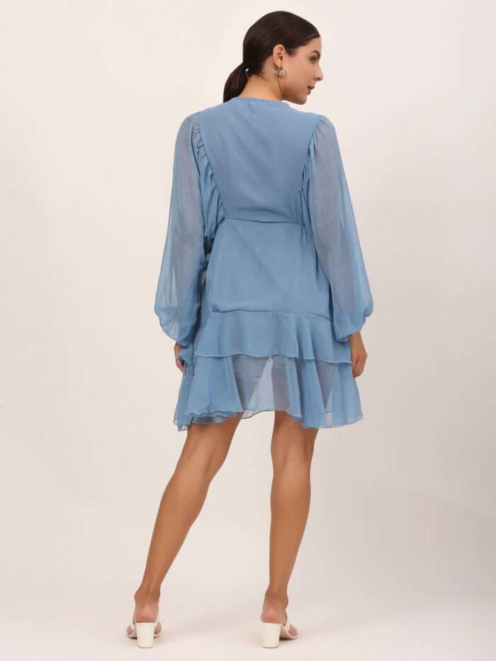 Women Ruffled Dress