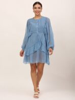 Women Ruffled Dress
