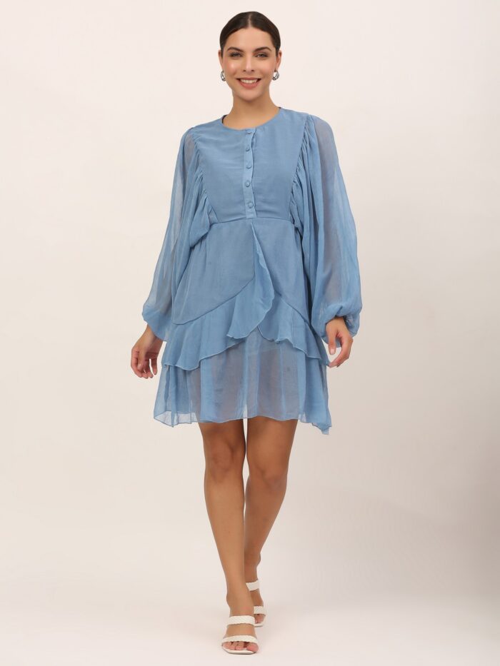 Women Ruffled Dress