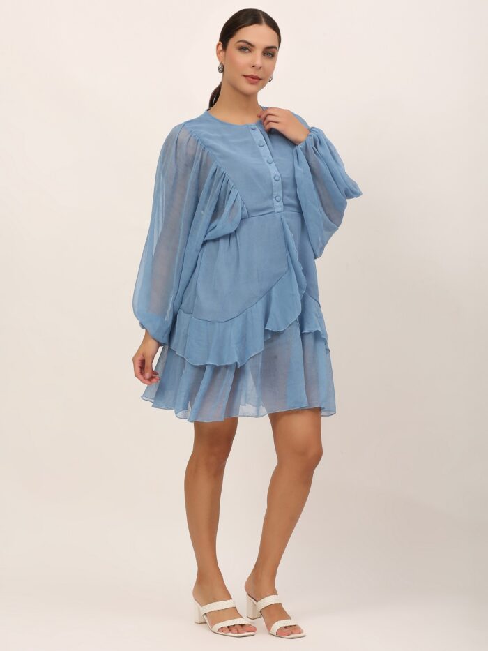 Women Ruffled Dress