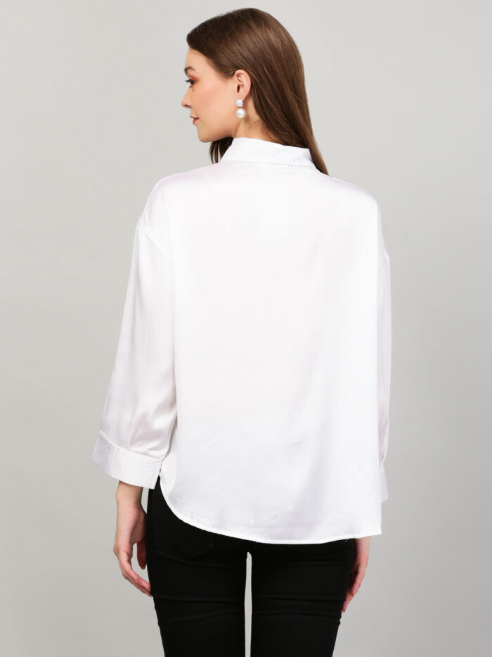 Women Formal White Shirt