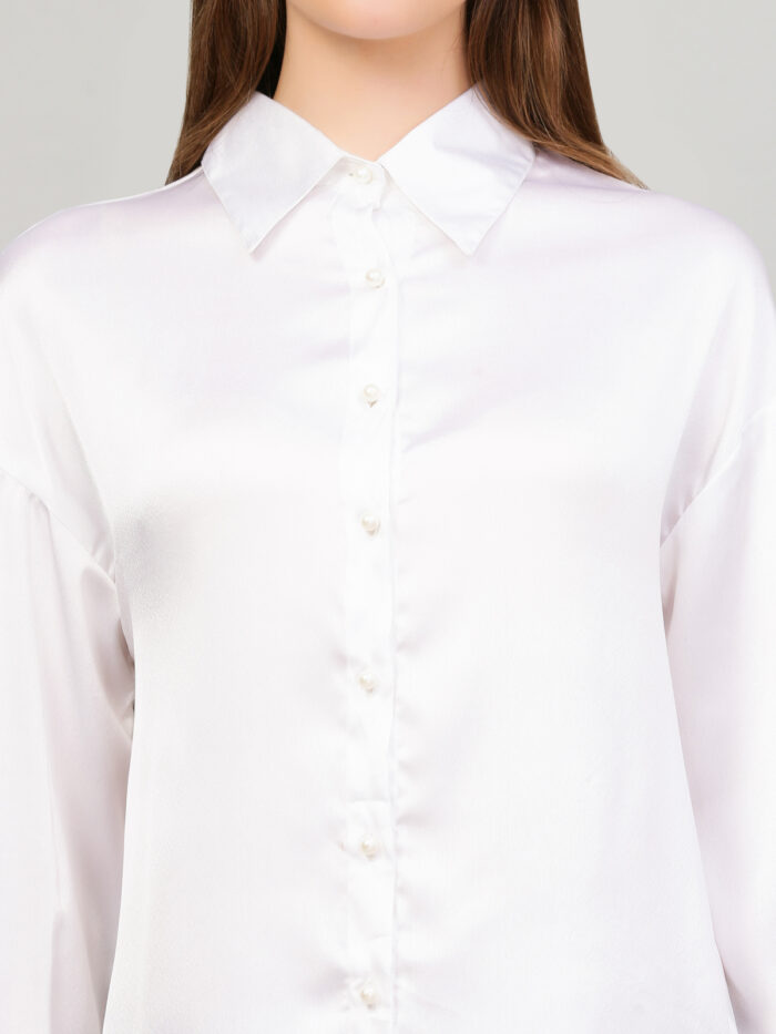 Women Formal White Shirt