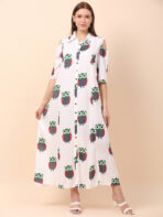 Women A-Line Multicolor Dress