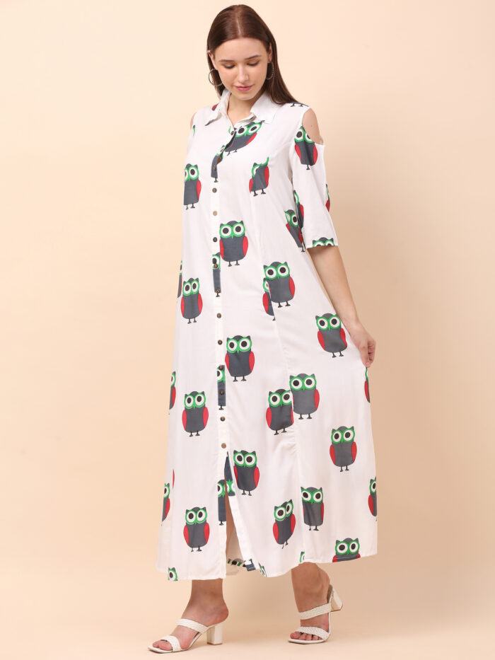Women A-Line Multicolor Dress