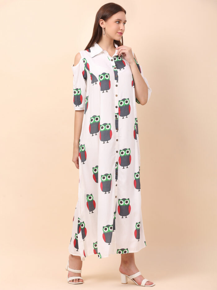 Women A-Line Multicolor Dress