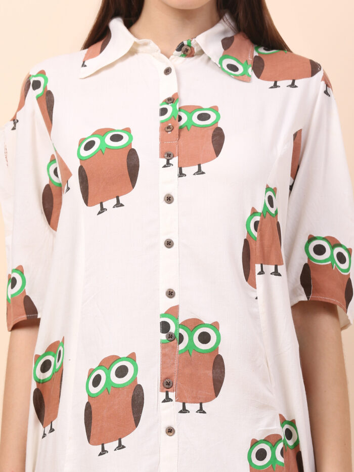 Women A-Line Brown Multicolor Dress