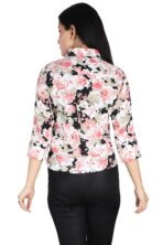 Casual Printed Women Multicolor Red Shirt