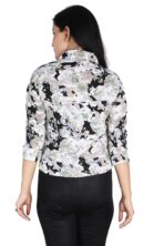 Casual Printed Women Multicolor Green Shirt