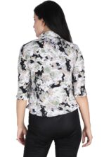 Women Printed Green Multicolor Shirt