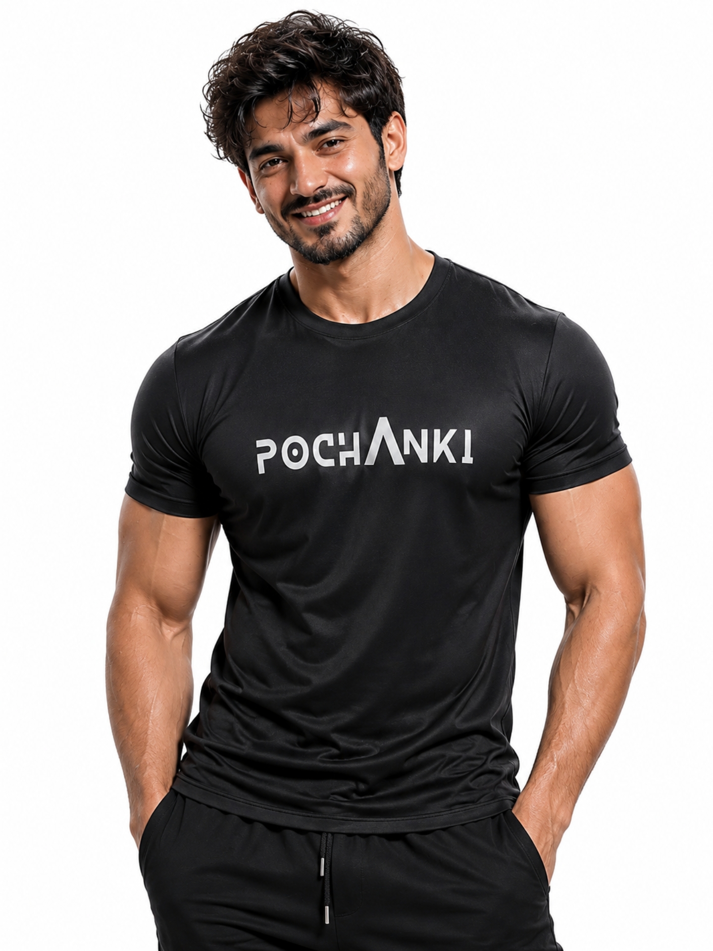 Pochanki Round Neck Half sleeve t shirt Pochanki Round Neck Half sleeve t shirt